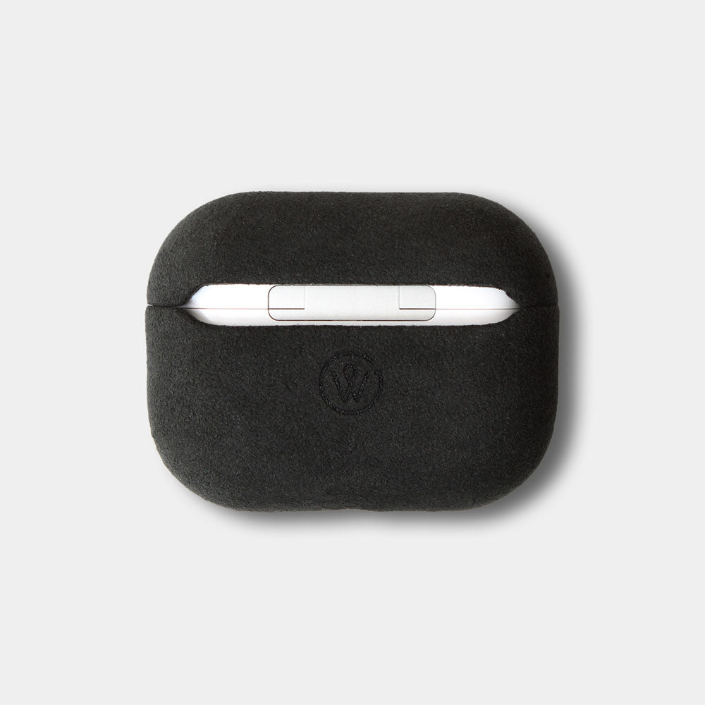Edles Airpods Pro 3 / Airpods 4 Case JACOB aus italienischem Alcantara